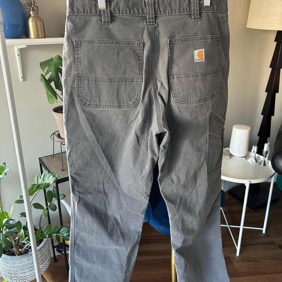 Carhartt Rugged Flex Work Men's Charcoal Cargo Pants - Picture 2 of 8